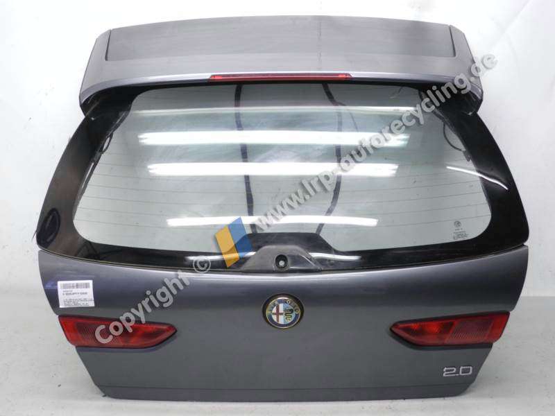 Alfa Romeo 156 Sportwagon 932 Heckklappe mit Heckscheibe Grigio Africa metallic